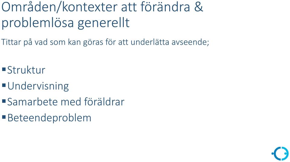 göras för att underlätta avseende; Struktur