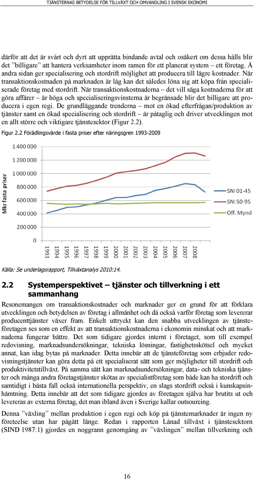 När transaktionskostnaden på marknaden är låg kan det således löna sig att köpa från specialiserade företag med stordrift.