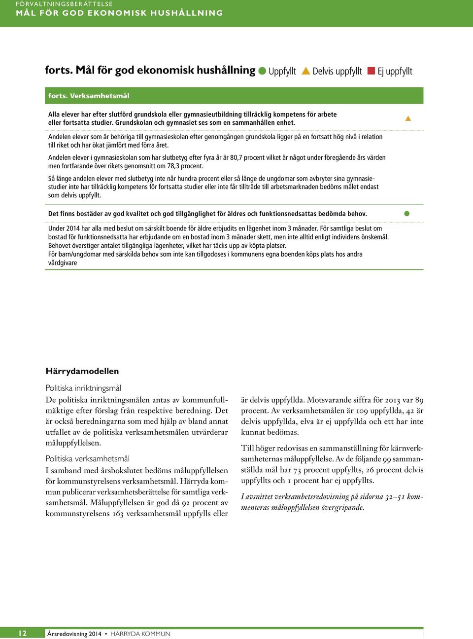 Andelen elever som är behöriga till gymnasieskolan efter genomgången grundskola ligger på en fortsatt hög nivå i relation till riket och har ökat jämfört med förra året.