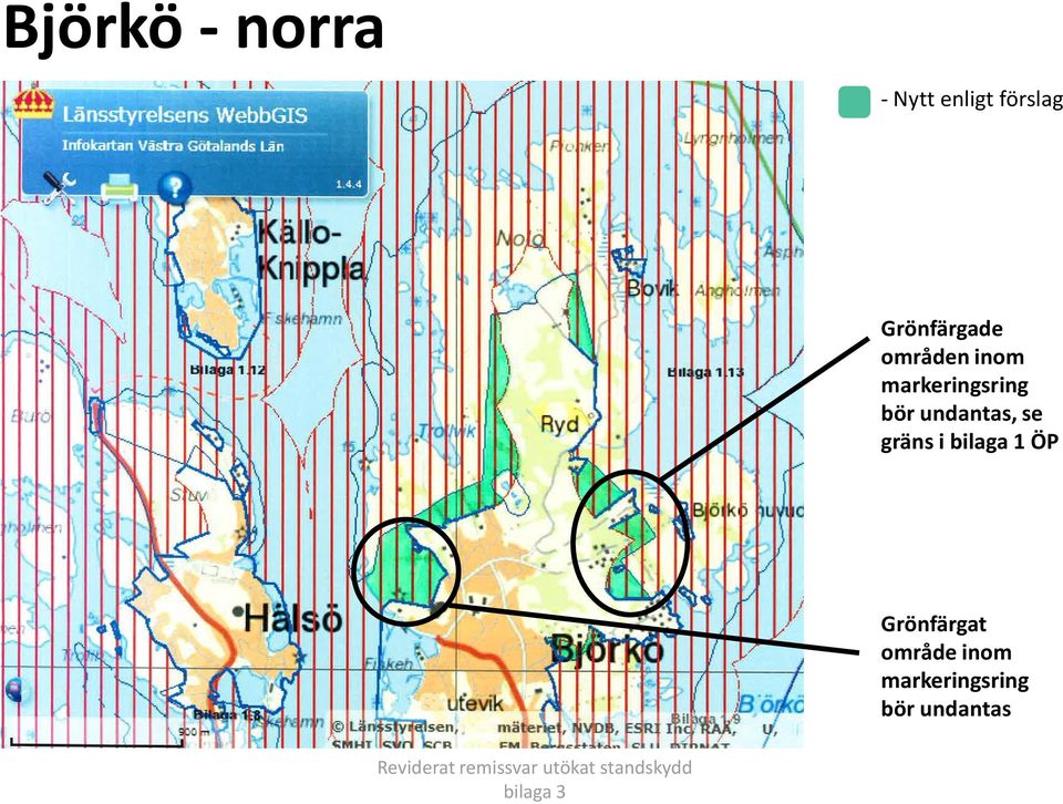 bilaga 1 ÖP Grönfärgat område inom markeringsring