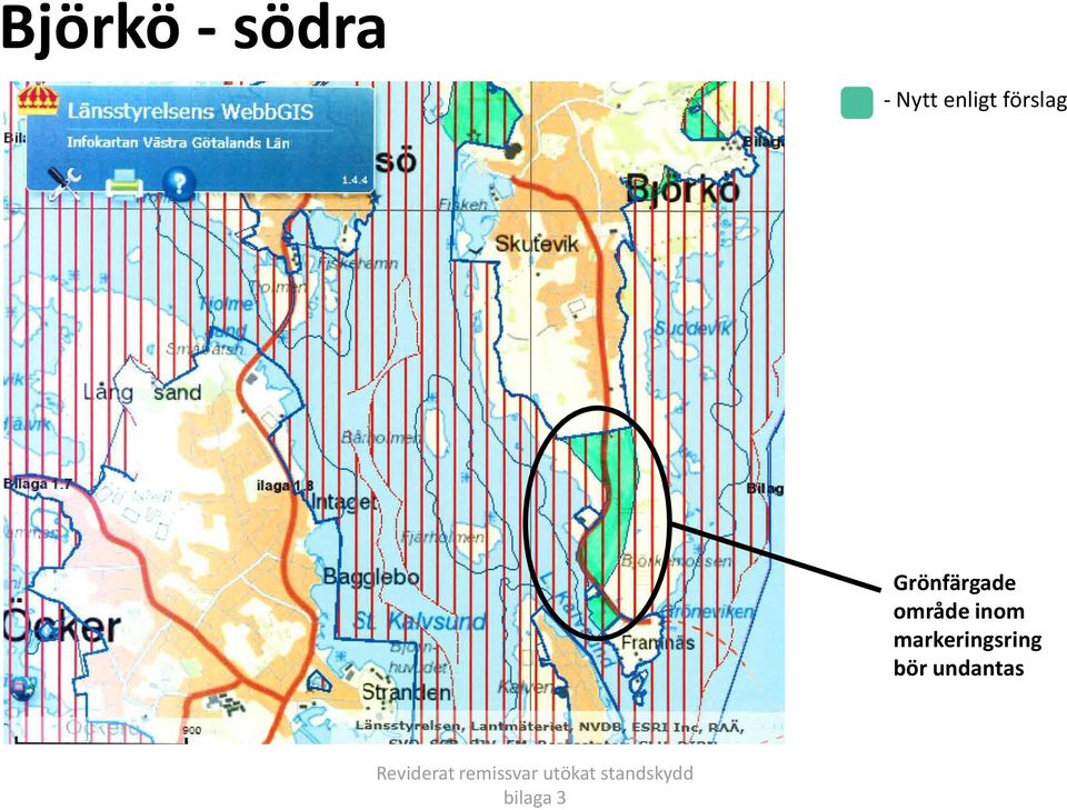 markeringsring bör undantas