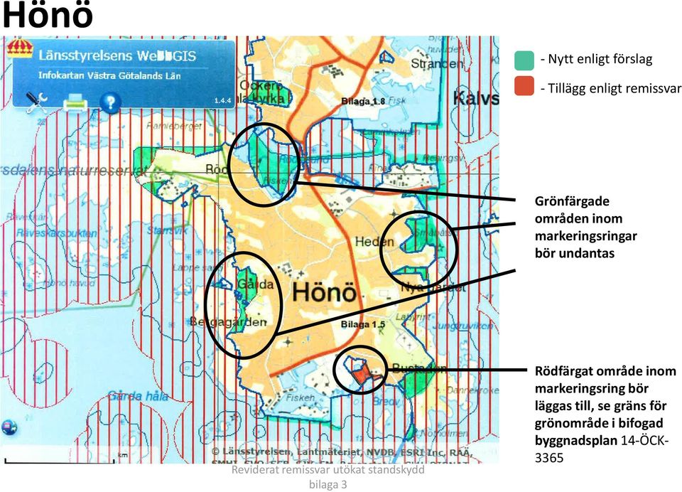 utökat standskydd bilaga 3 Rödfärgat område inom markeringsring bör