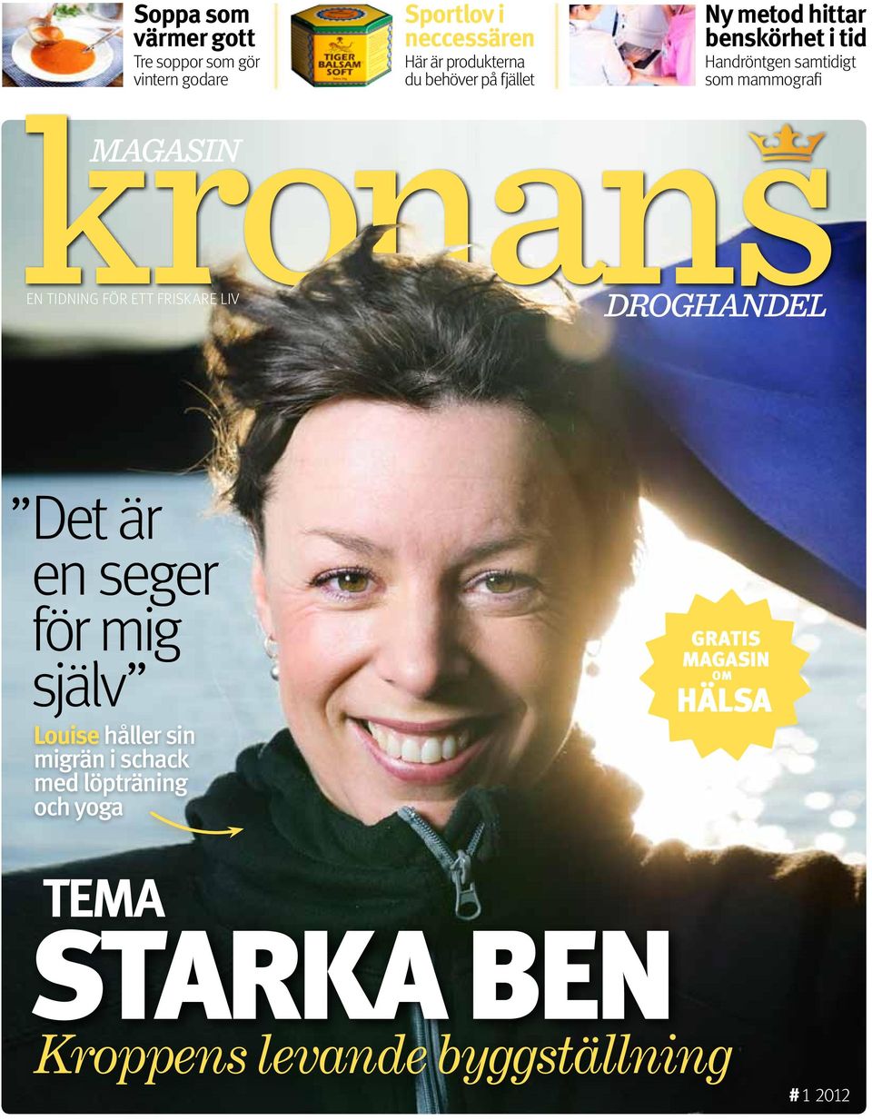 En tidning för ett friskare liv DROGHANDEL Det är en seger för mig själv Louise håller sin migrän i