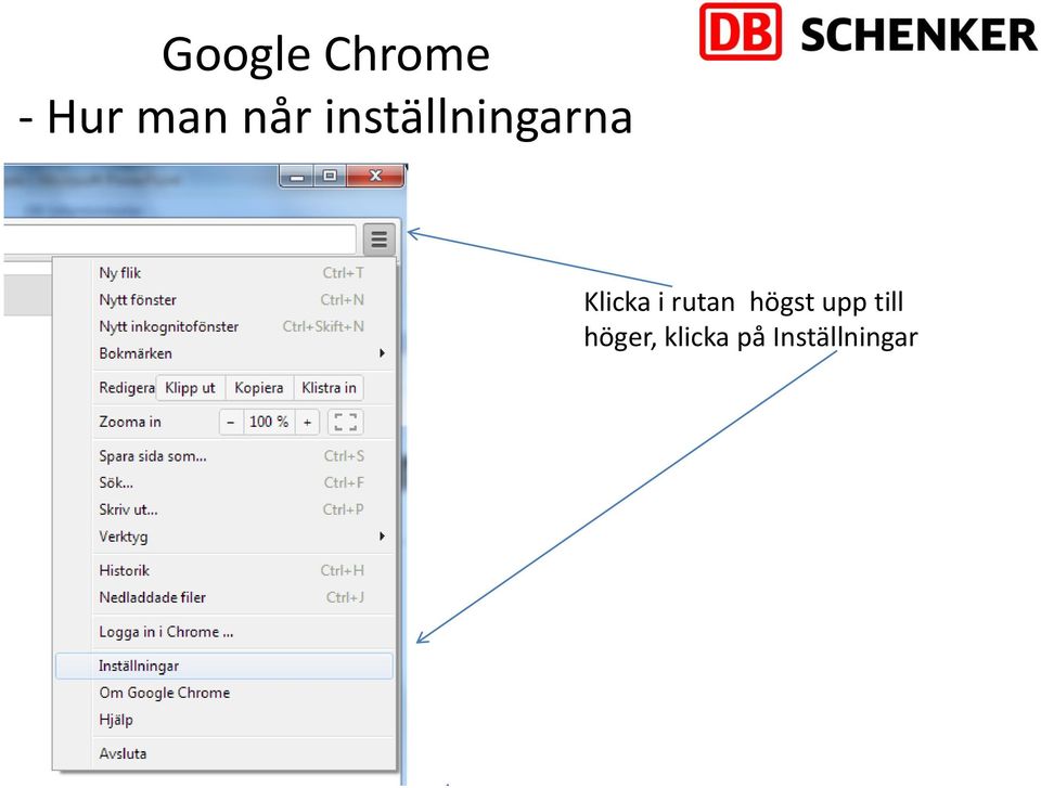 Klicka i rutan högst upp