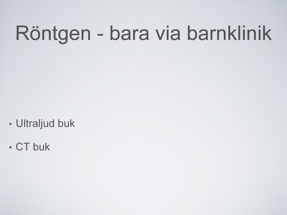 barnklinik