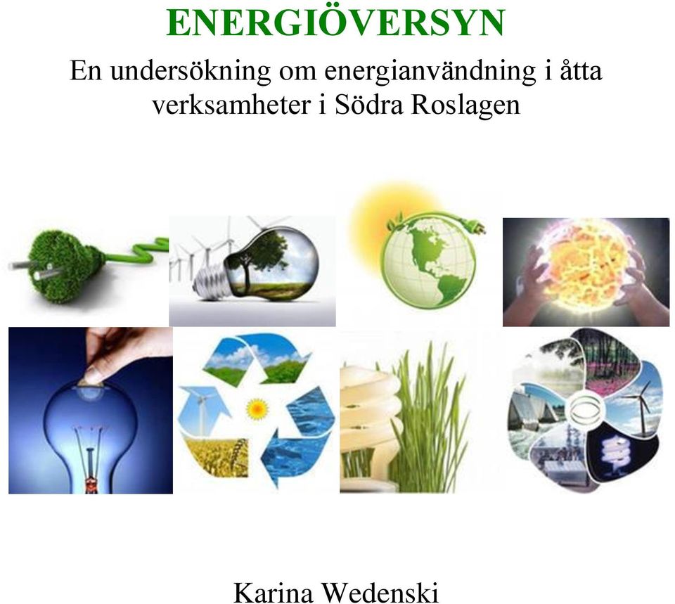 energianvändning i åtta