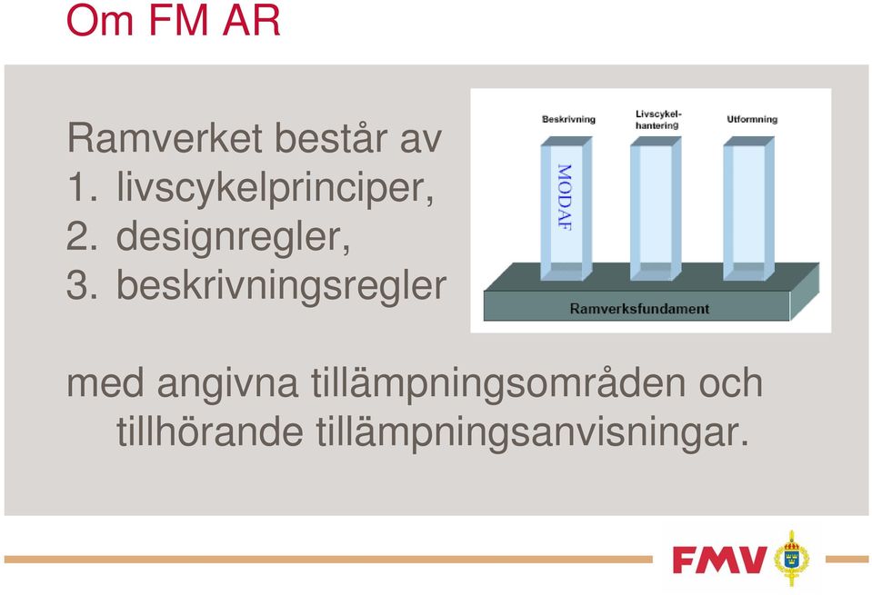 beskrivningsregler med angivna