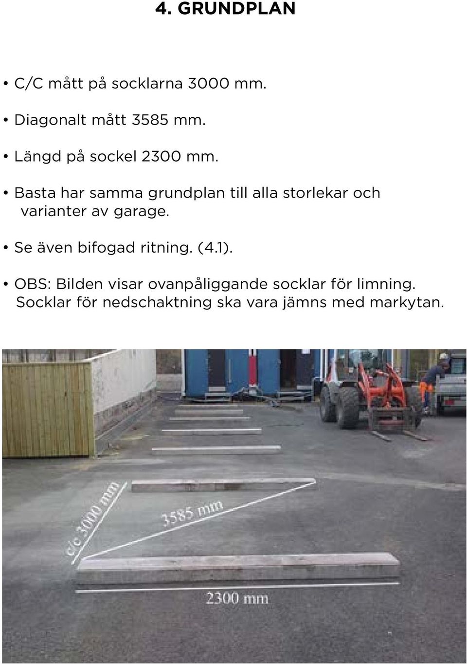 Basta har samma grundplan till alla storlekar och varianter av garage.