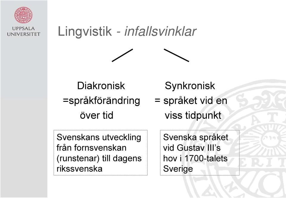 Svenskans utveckling från fornsvenskan (runstenar) till