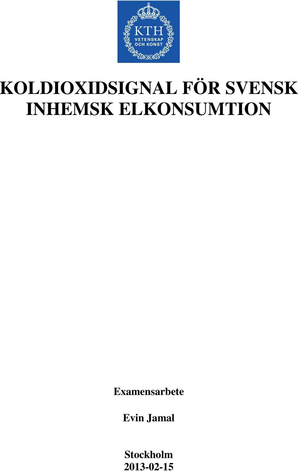 ELKONSUMTION