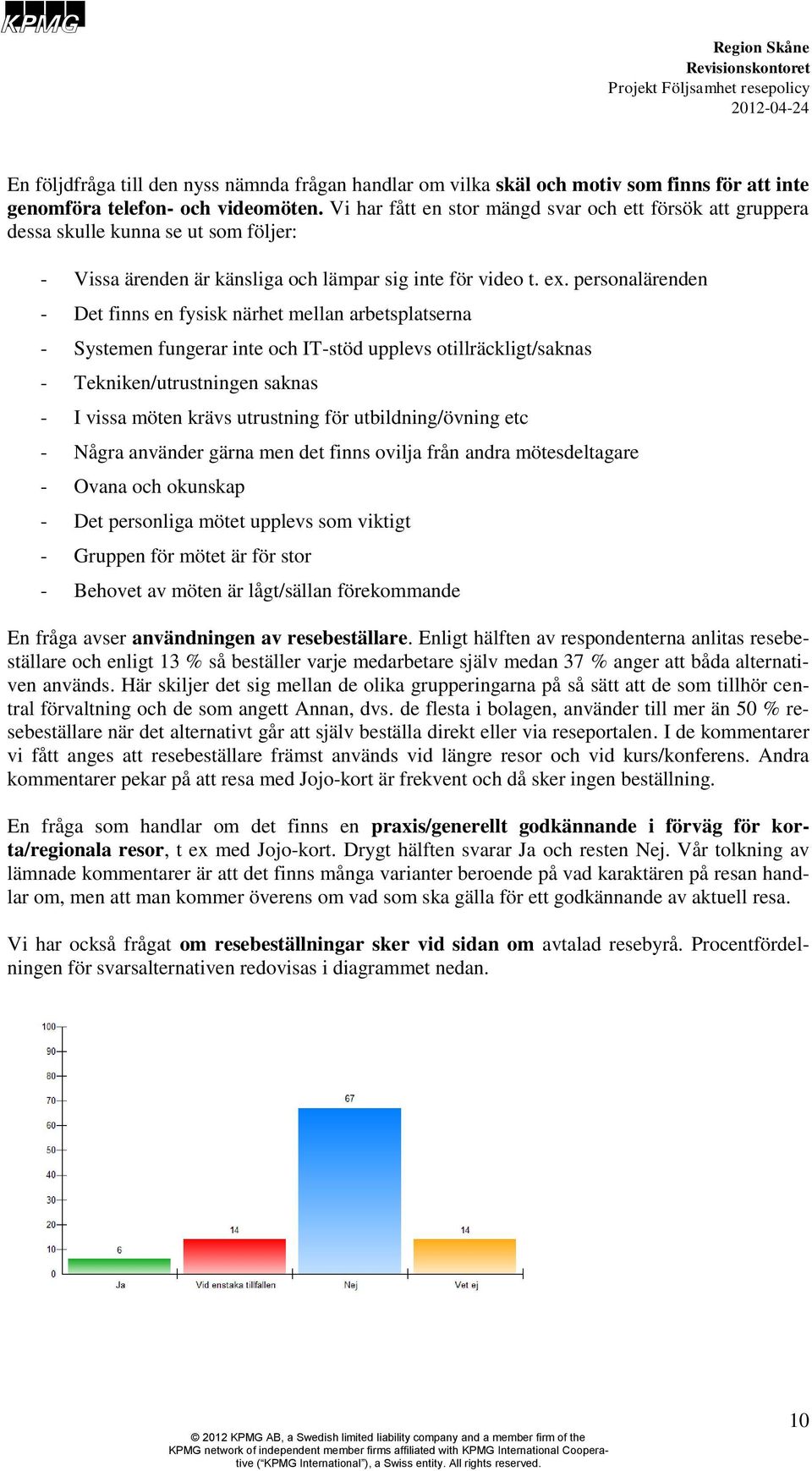 personalärenden - Det finns en fysisk närhet mellan arbetsplatserna - Systemen fungerar inte och IT-stöd upplevs otillräckligt/saknas - Tekniken/utrustningen saknas - I vissa möten krävs utrustning