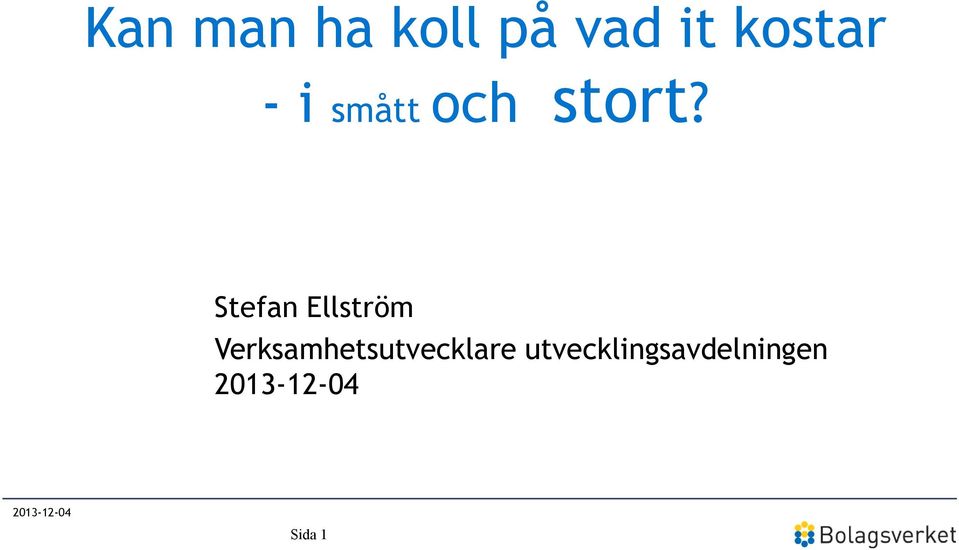 Stefan Ellström