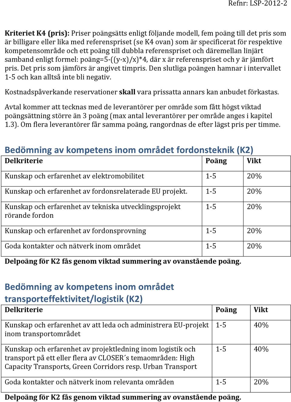 denslutligapoängenhamnariintervallet 1+5ochkanalltsåinteblinegativ. Kostnadspåverkandereservationerskallvaraprissattaannarskananbudetförkastas.