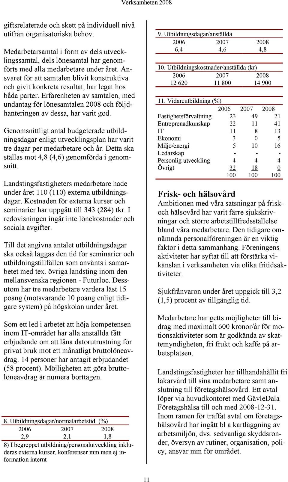 Ansvaret för att samtalen blivit konstruktiva och givit konkreta resultat, har legat hos båda parter.