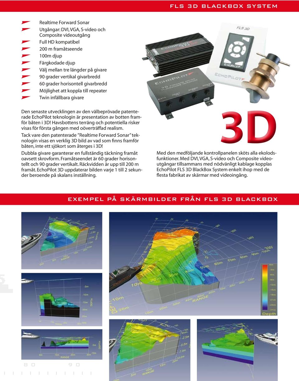 båten i 3D! Havsbottens terräng och potentiella risker visas för första gången med oöverträffad realism.