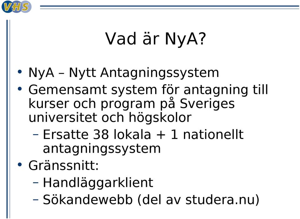 till kurser och program på Sveriges universitet och