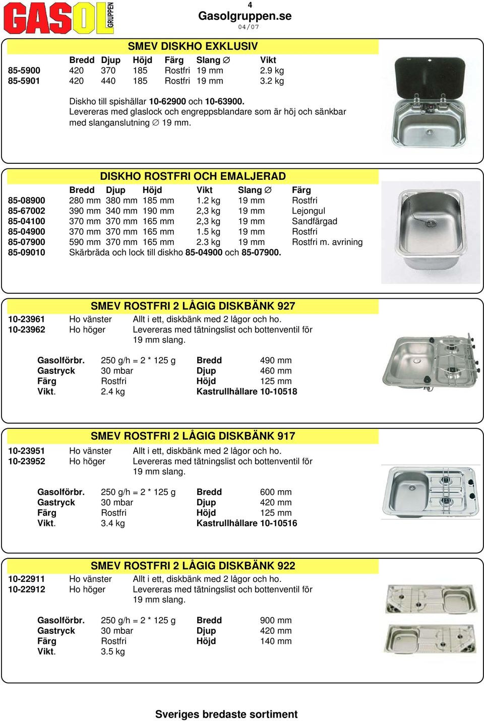 2 kg 19 mm Rostfri 85-67002 390 mm 340 mm 190 mm 2,3 kg 19 mm Lejongul 85-04100 370 mm 370 mm 165 mm 2,3 kg 19 mm Sandfärgad 85-04900 370 mm 370 mm 165 mm 1.