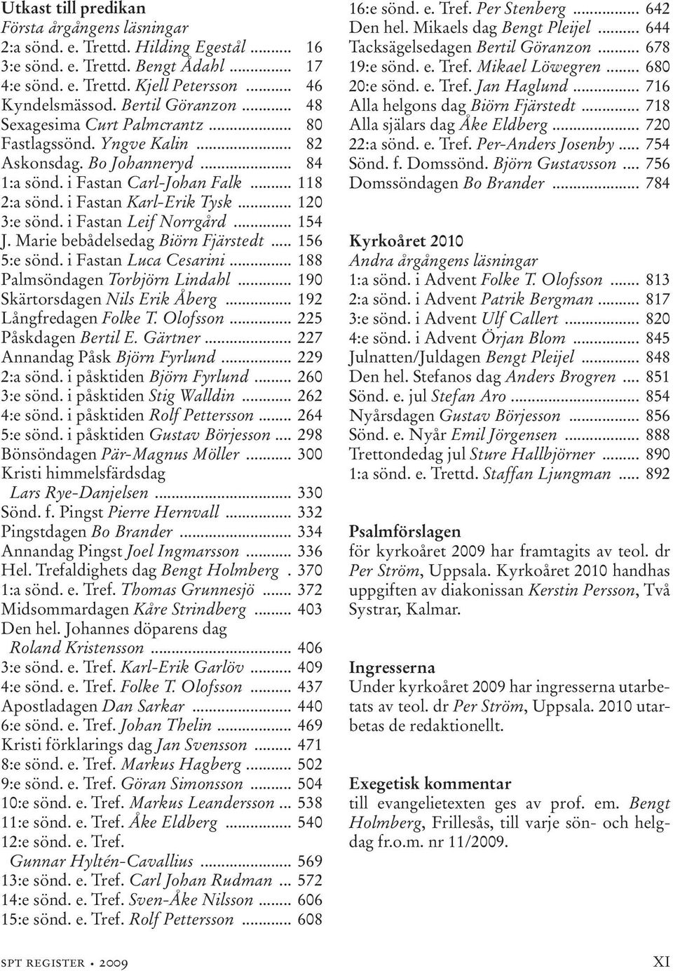 .. 120 3:e sönd. i Fastan Leif Norrgård... 154 J. Marie bebådelsedag Biörn Fjärstedt... 156 5:e sönd. i Fastan Luca Cesarini... 188 Palmsöndagen Torbjörn Lindahl... 190 Skärtorsdagen Nils Erik Åberg.