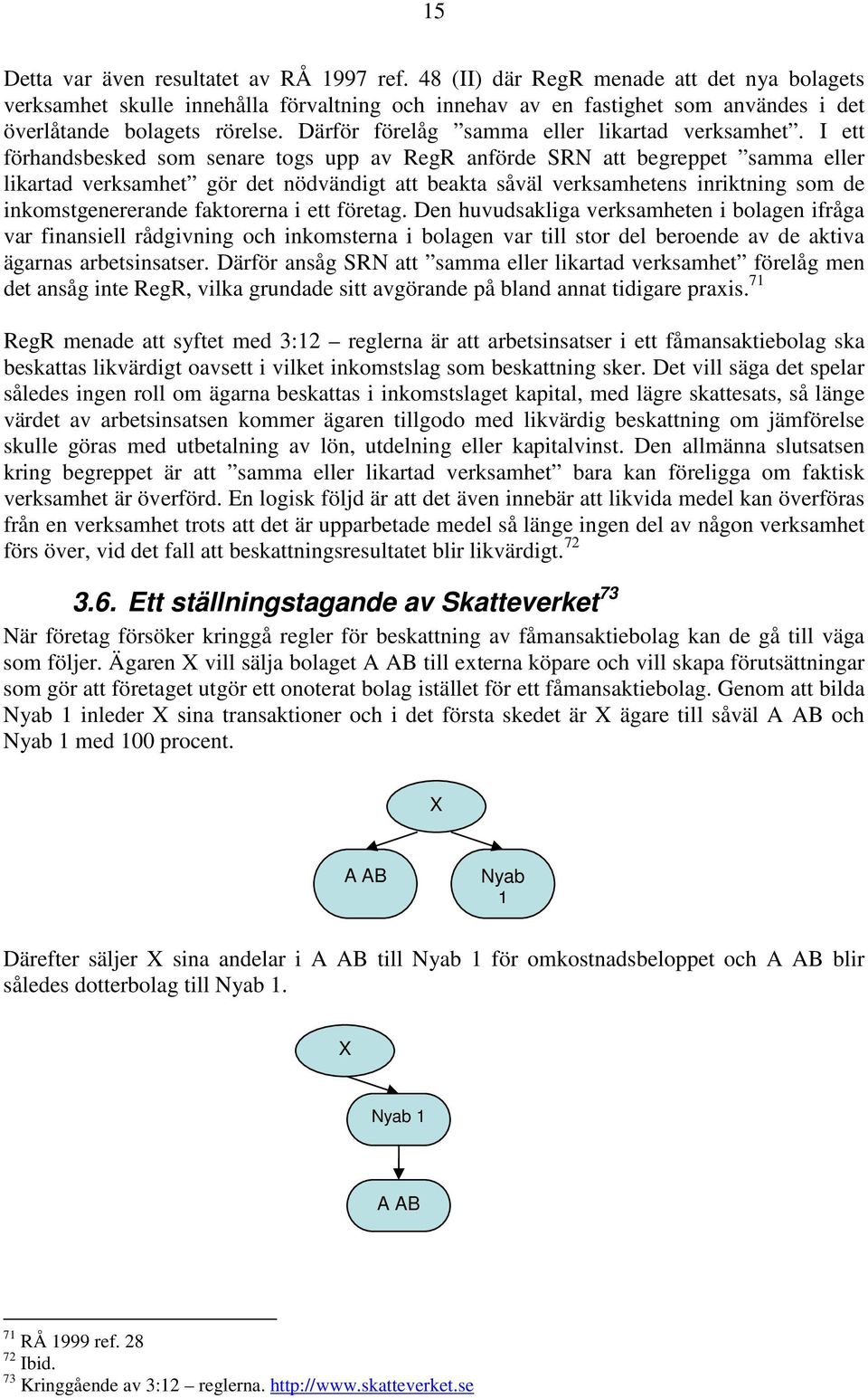 Därför förelåg samma eller likartad verksamhet.