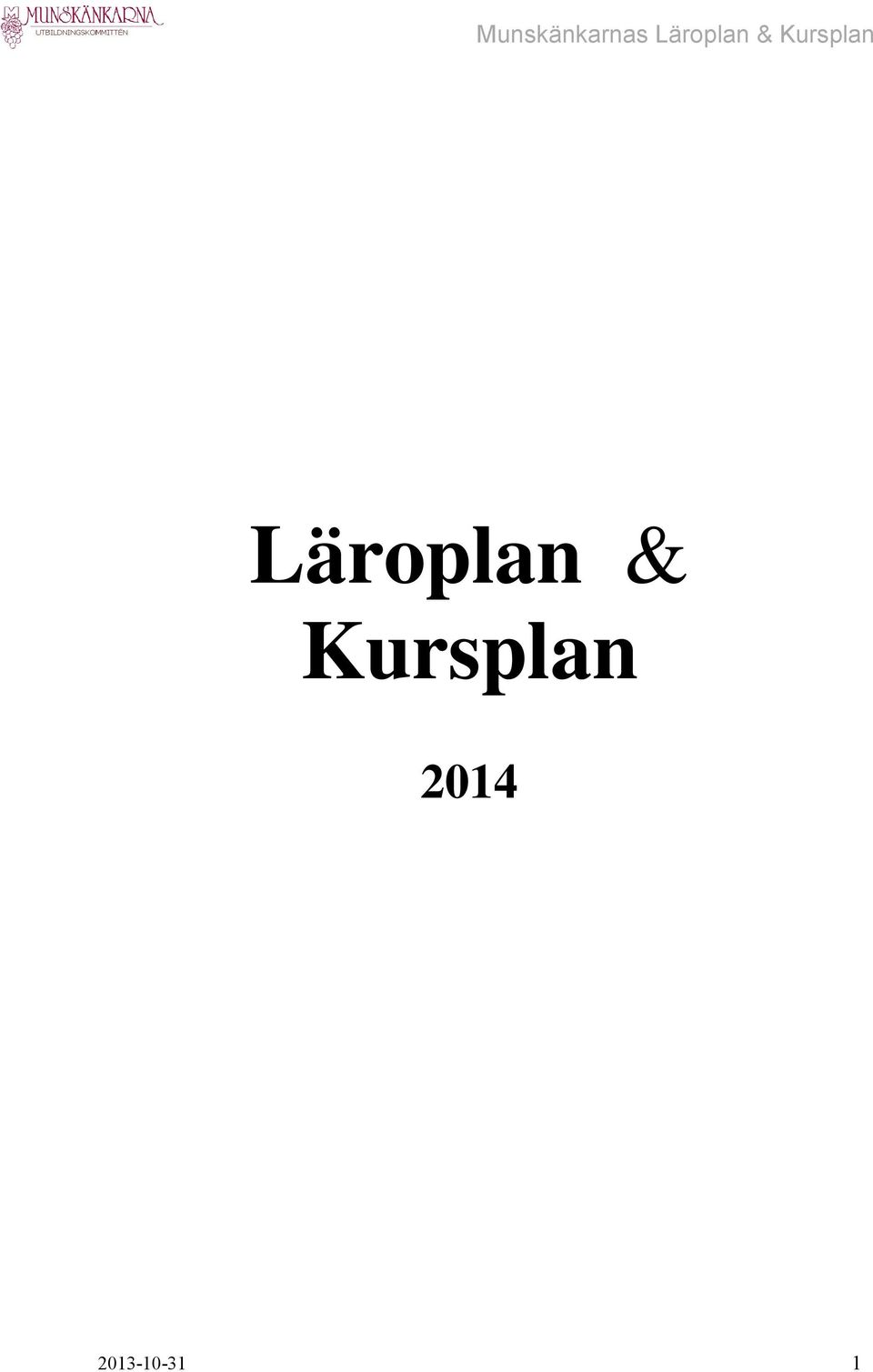 Kursplan