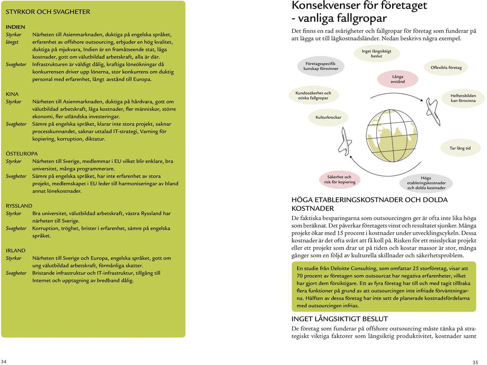 Infrastrukturen är väldigt dålig, kraftiga löneökningar då konkurrensen driver upp lönerna, stor konkurrens om duktig personal med erfarenhet, långt avstånd till Europa.