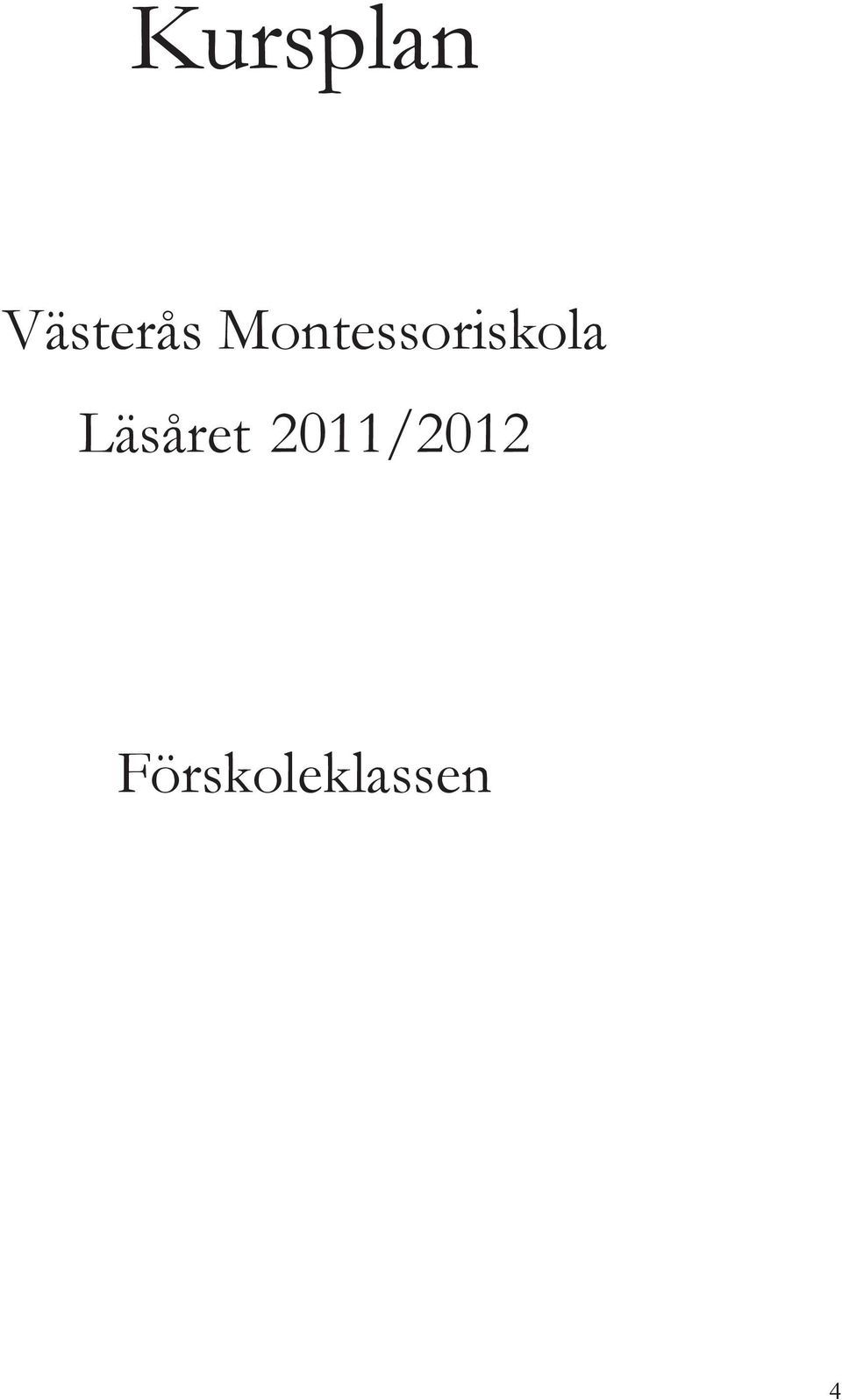 Läsåret 2011/2012