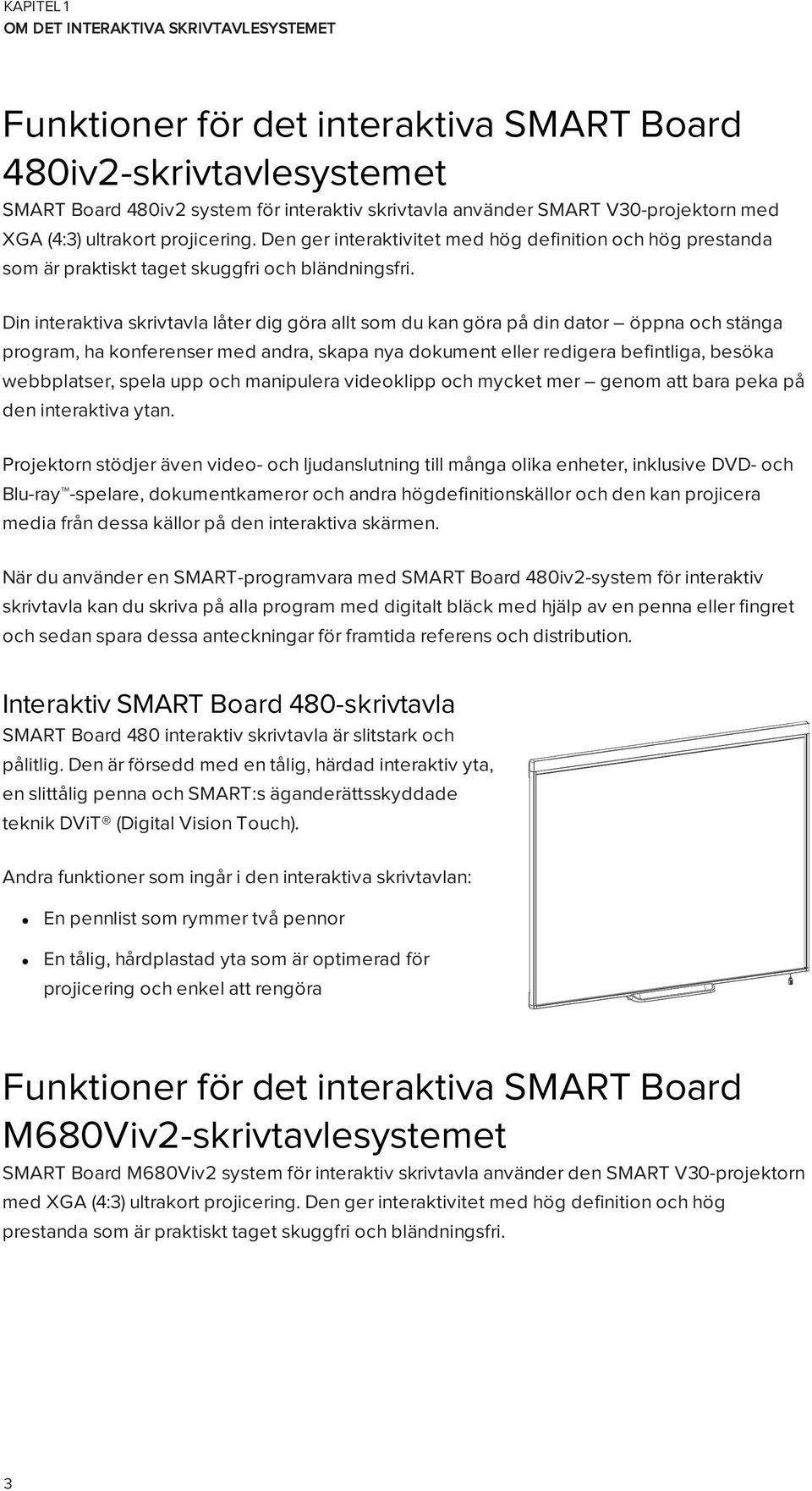 Din interaktiva skrivtavla låter dig göra allt som du kan göra på din dator öppna och stänga program, ha konferenser med andra, skapa nya dokument eller redigera befintliga, besöka webbplatser, spela