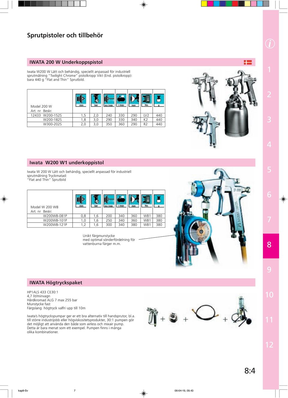 i Model 00 W W00-S,,0 0 0 0 LV 0 W00-S,,0 0 0 0 K 0 W00-0S,0,0 0 0 0 R 0 Iwata W00 W underkoppistol Iwata W 00 W Lätt och behändig, speciellt anpassad för industriell sprutmålning Tryckmatad: Flat