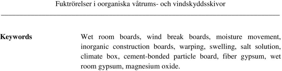 swelling, salt solution, climate box, cement-bonded