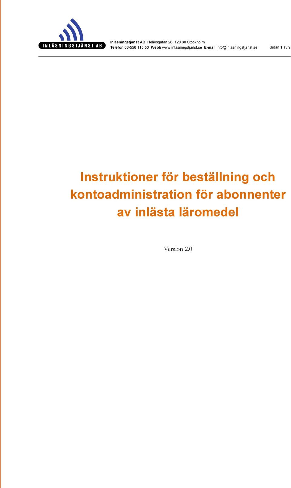 kontoadministration för