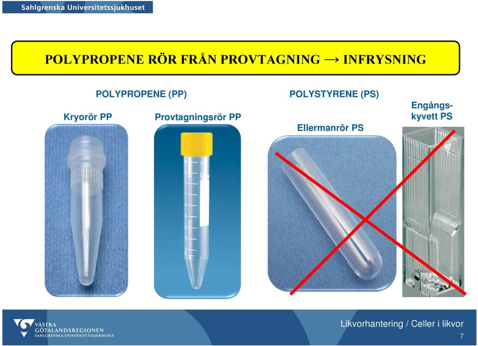 (PP) Provtagningsrör PP POLYSTYRENE