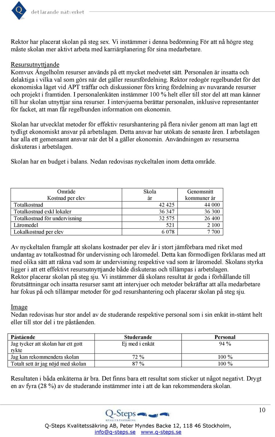 Rektor redogör regelbundet för det ekonomiska läget vid APT träffar och diskussioner förs kring fördelning av nuvarande resurser och projekt i framtiden.