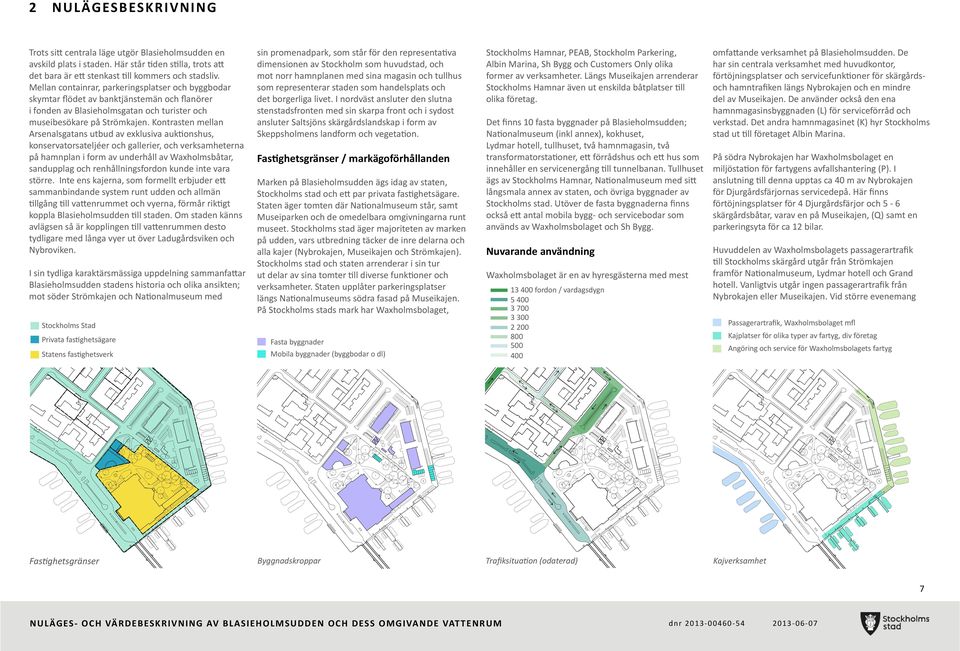 Kontrasten mellan Arsenalsgatans utbud av exklusiva auktionshus, konservatorsateljéer och gallerier, och verksamheterna på hamnplan i form av underhåll av Waxholmsbåtar, sandupplag och