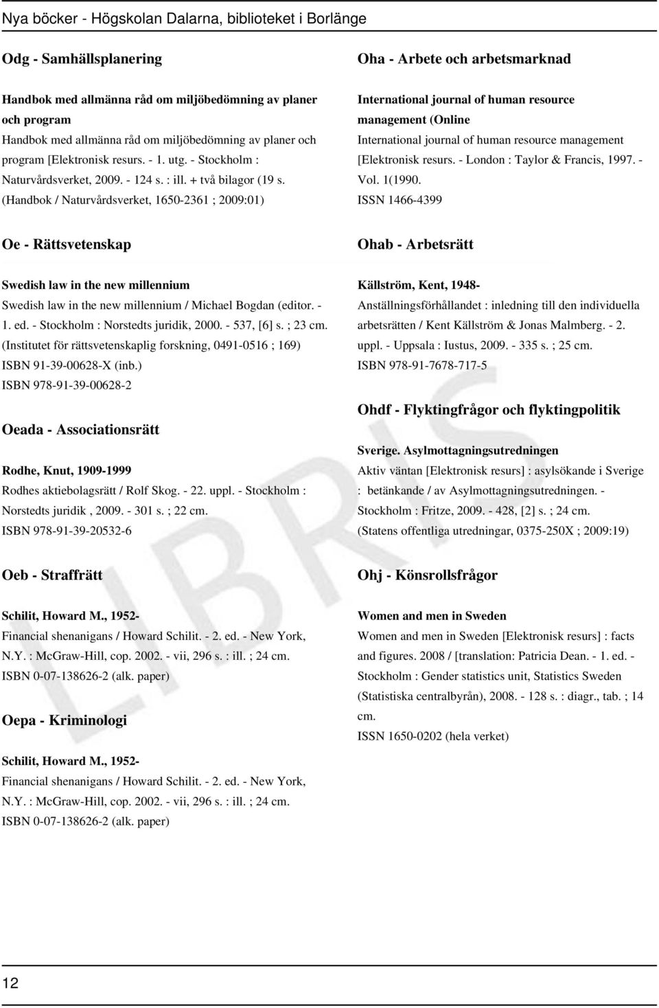 (Handbok / Naturvårdsverket, 1650-2361 ; 2009:01) International journal of human resource management (Online International journal of human resource management [Elektronisk resurs.