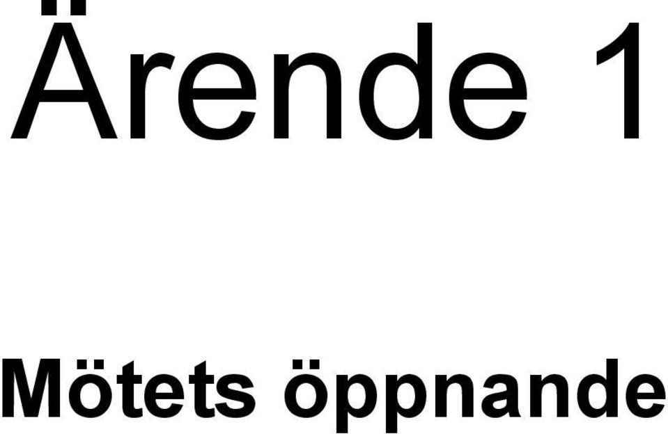 öppnande