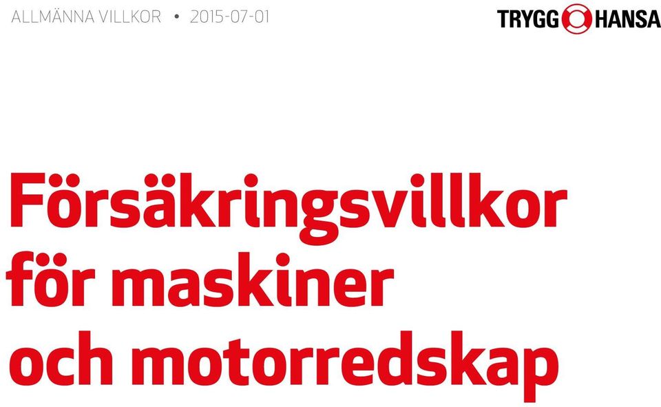 Försäkringsvillkor