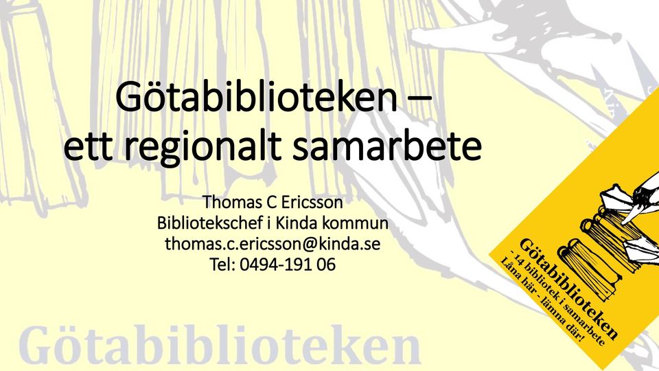 Bibliotekschef i Kinda kommun