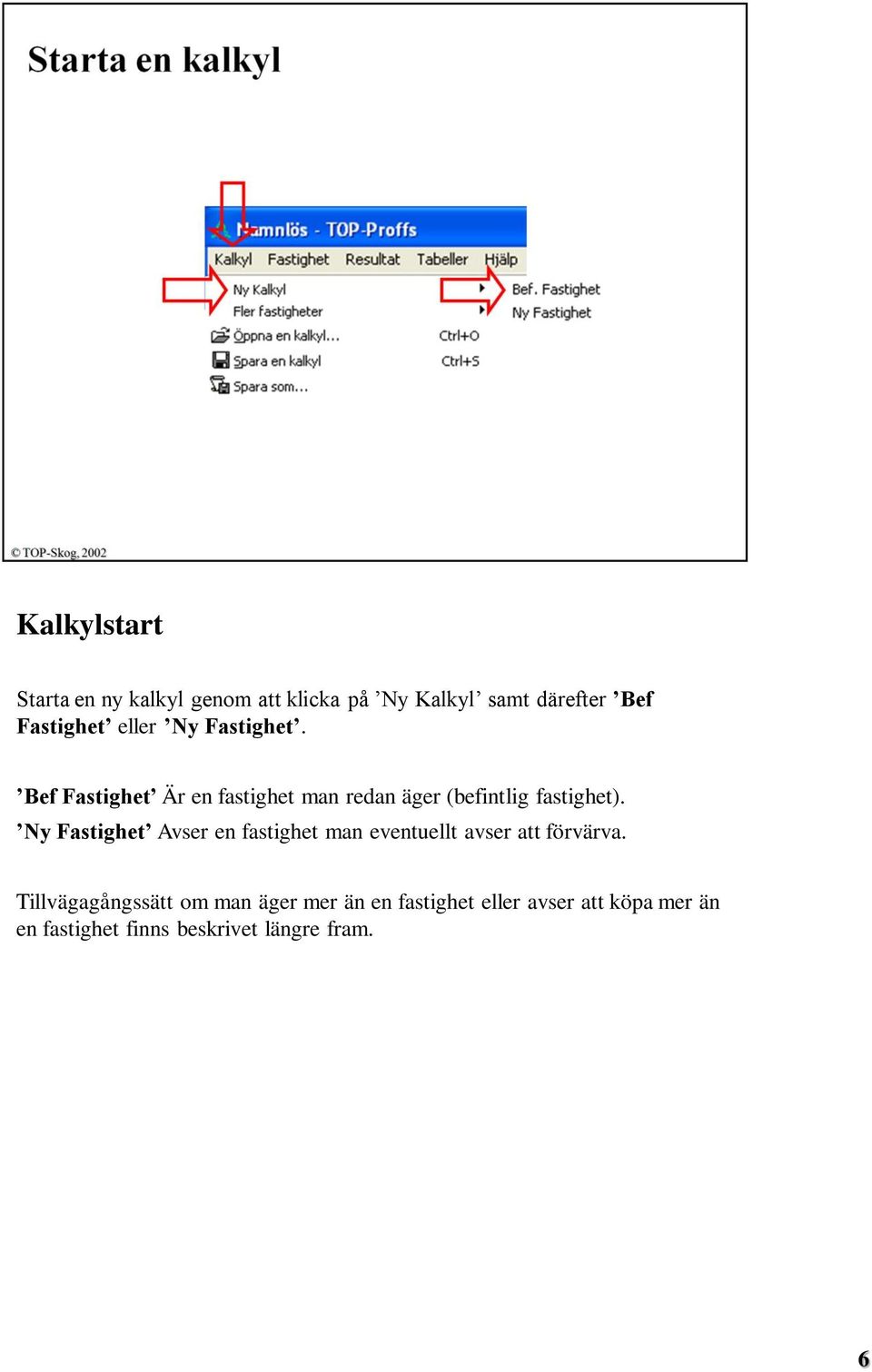 Ny Fastighet Avser en fastighet man eventuellt avser att förvärva.