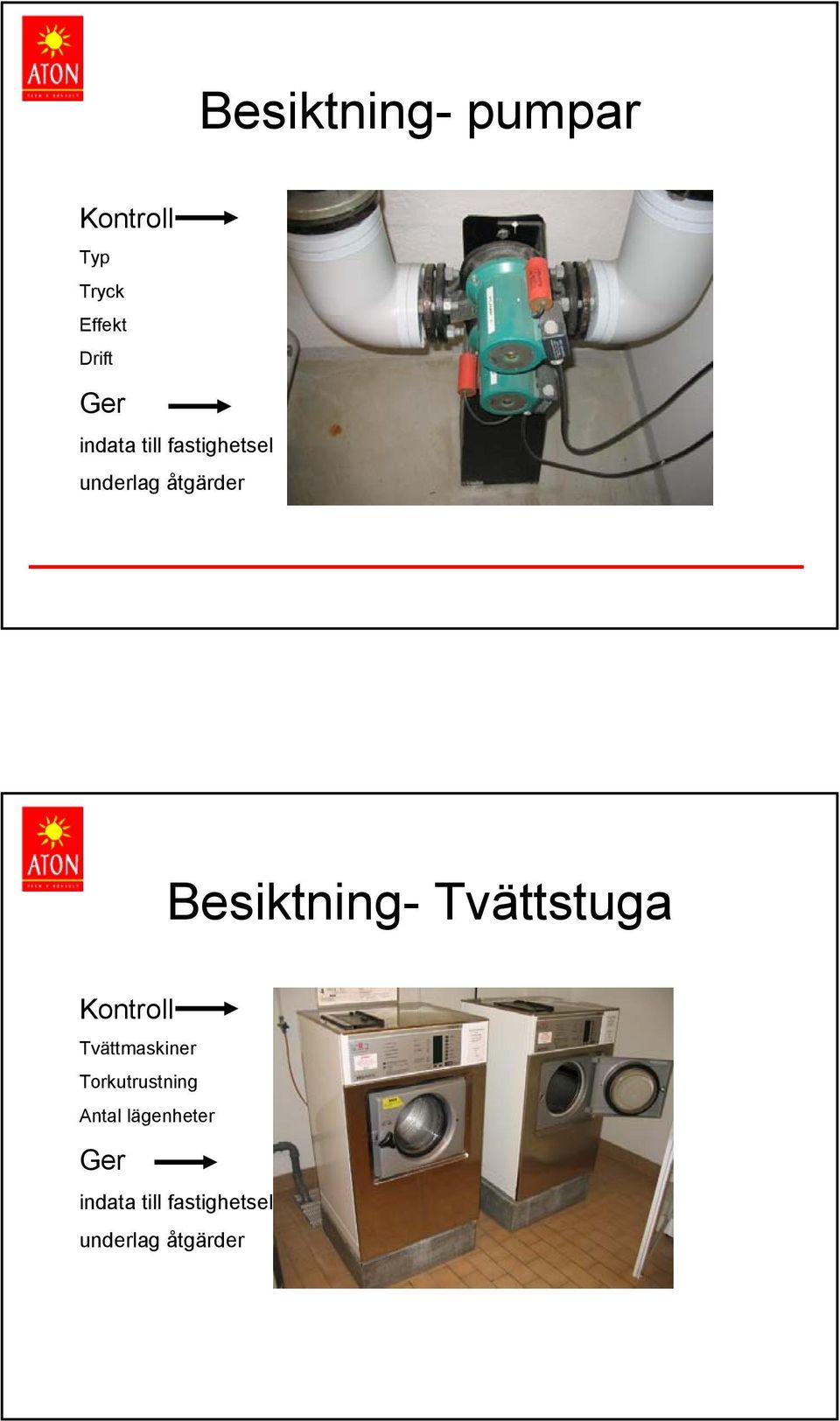 Tvättstuga Kontroll Tvättmaskiner Torkutrustning Antal