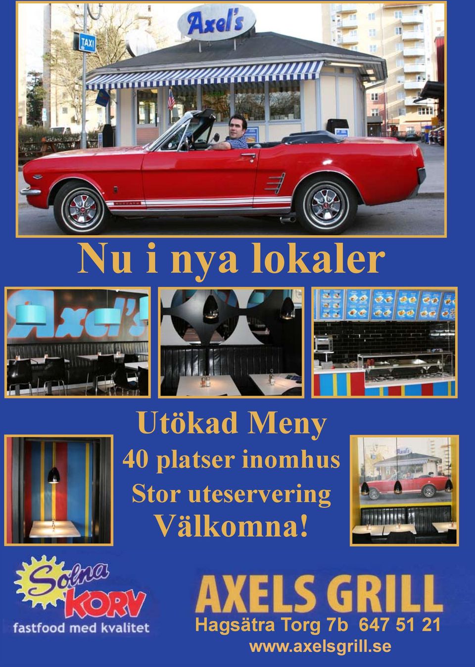 uteservering Välkomna!