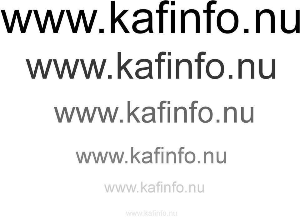 nu kafinfo.nu