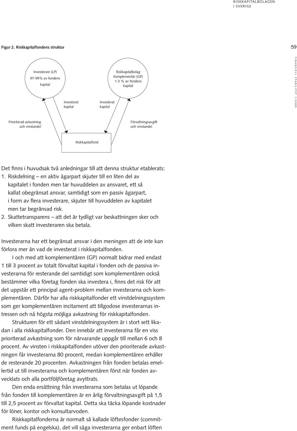 vinstandel Förvaltningsavgift och vinstandel Riskkapitalfond Det finns i huvudsak två anledningar till att denna struktur etablerats: 1.
