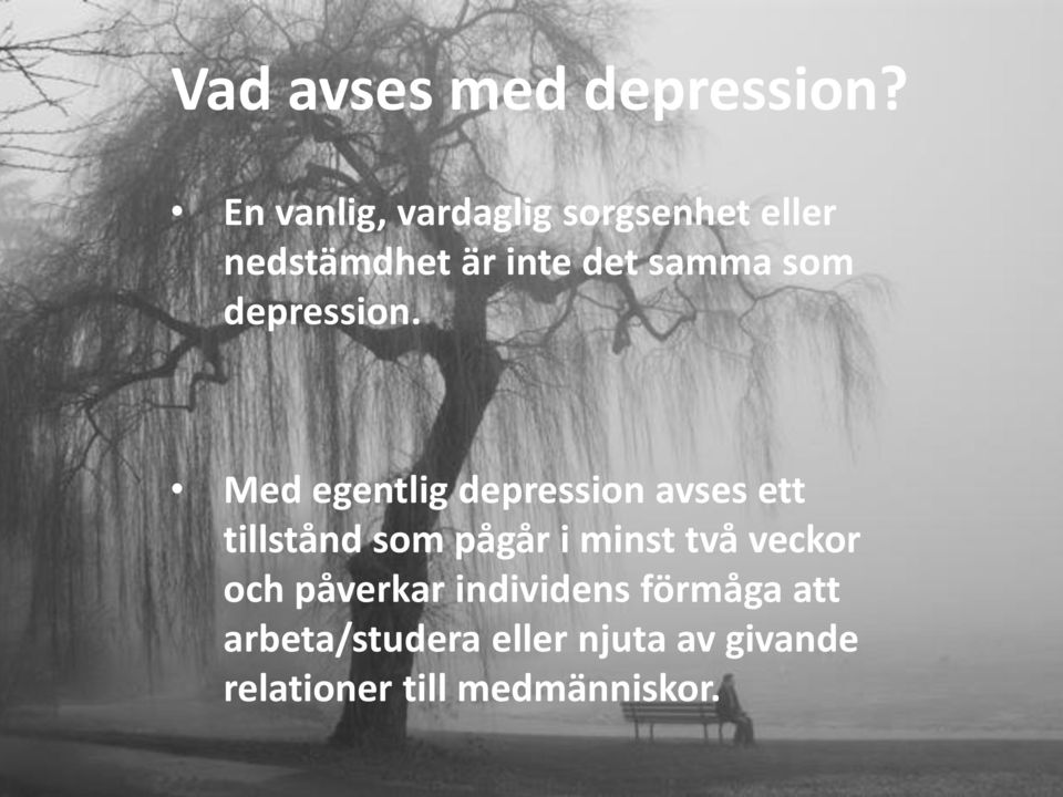 depression.