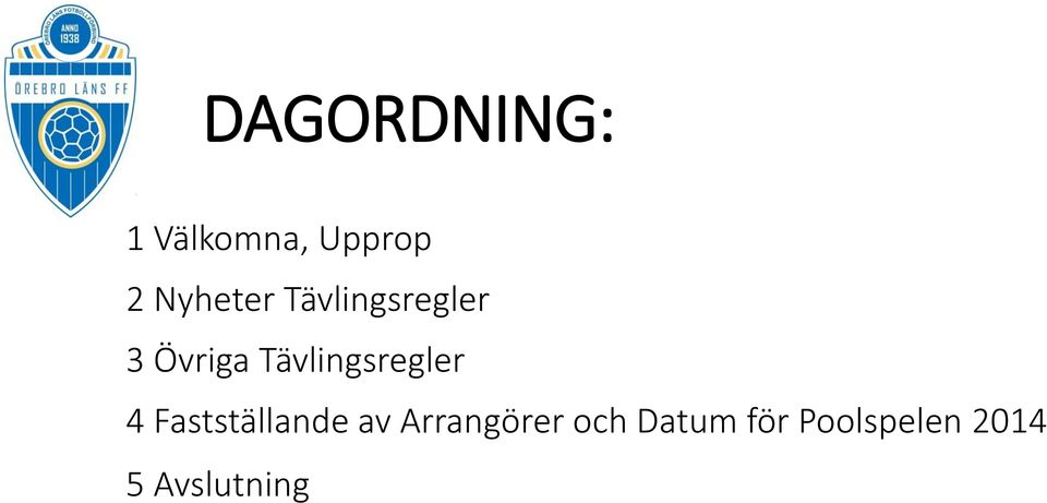 Tävlingsregler 4 Fastställande av