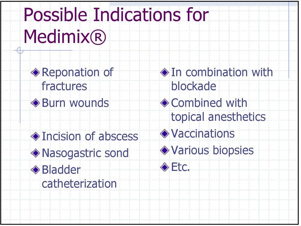 catheterization In combination with blockade Combined