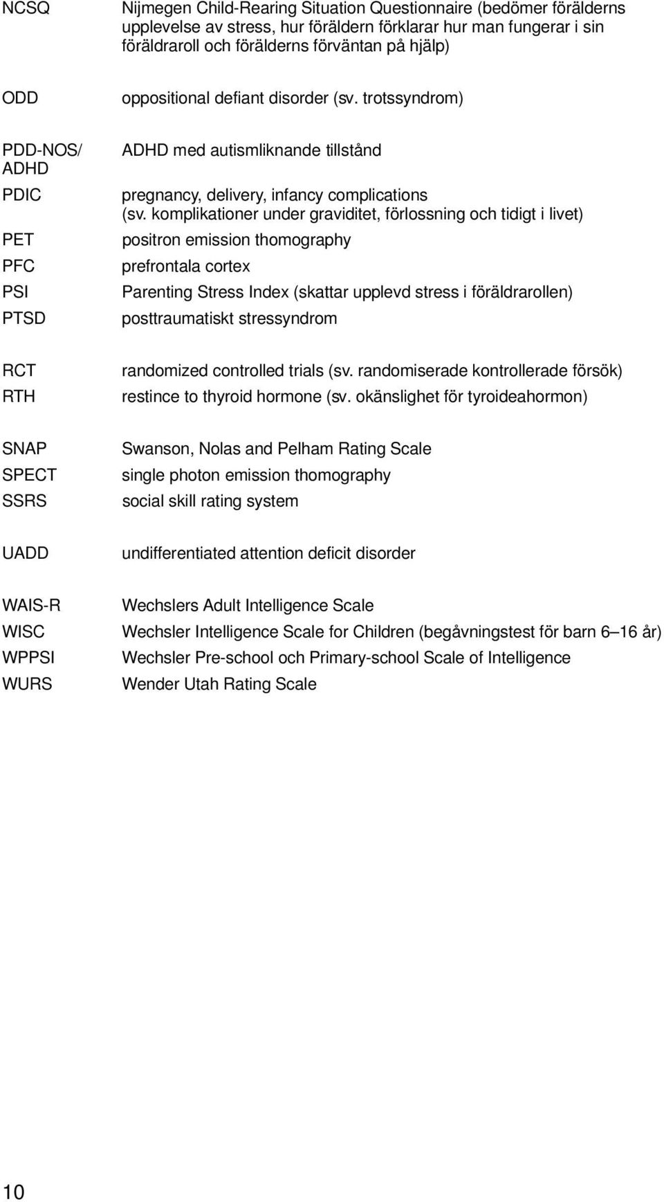 komplikationer under graviditet, förlossning och tidigt i livet) positron emission thomography prefrontala cortex Parenting Stress Index (skattar upplevd stress i föräldrarollen) posttraumatiskt