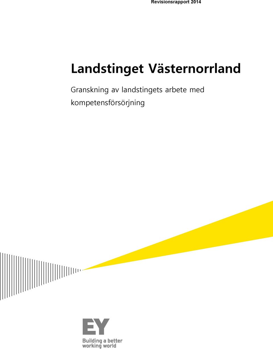 Granskning av landstingets