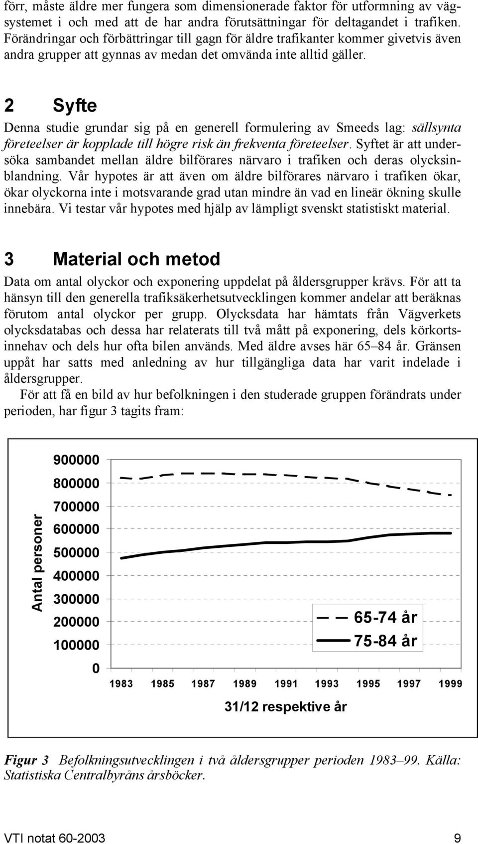 2 Syfte Denna studie grundar sig på en generell formulering av Smeeds lag: sällsynta företeelser är kopplade till högre risk än frekventa företeelser.