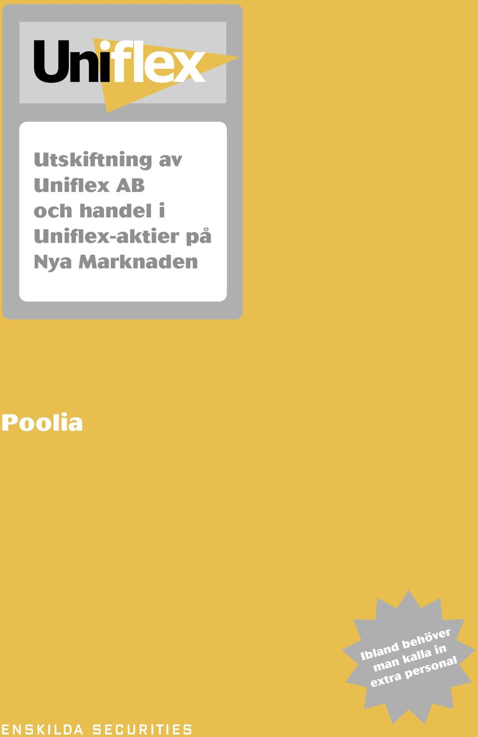 Nya Marknaden Poolia Ibland