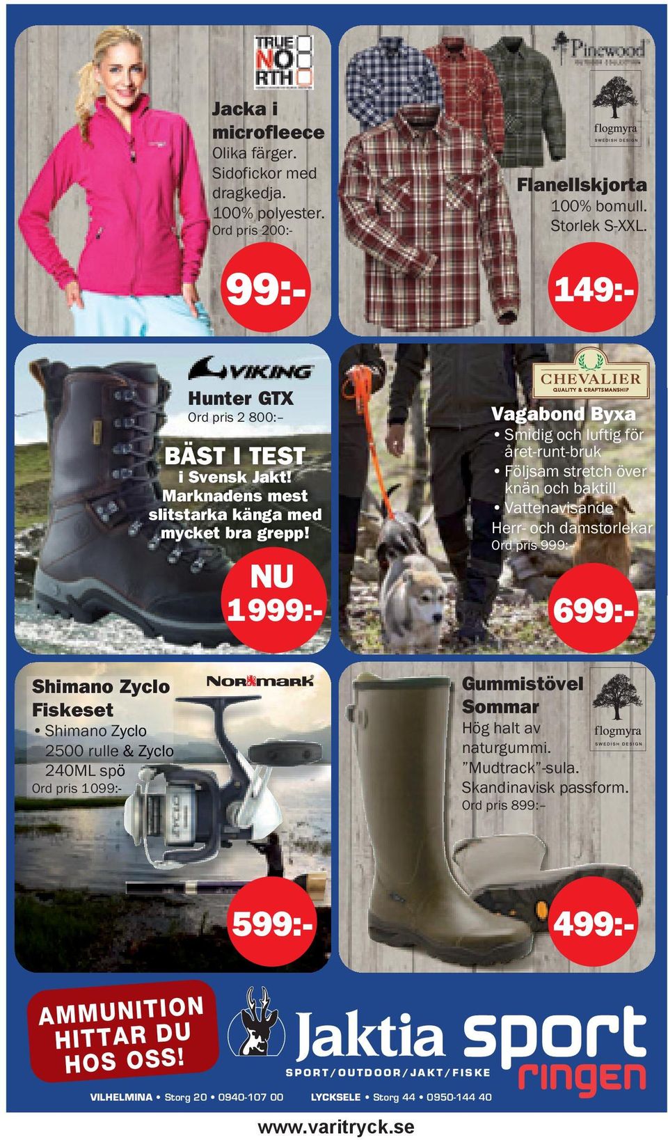 Fiskeset Shimano Zyclo 2500 rulle & Zyclo 240ML spö Gummistövel Sommar Hög halt av naturgummi. Mudtrack -sula. Skandinavisk passform.